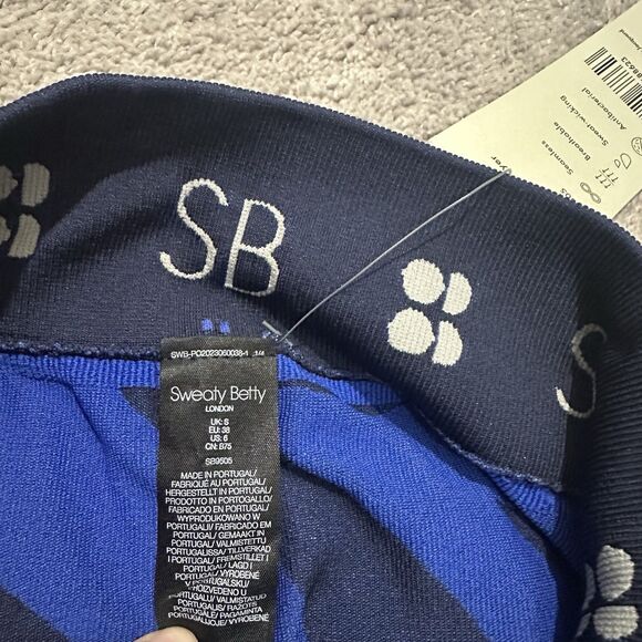 Sweaty Betty $118 Jacquard Base Layer Leggings S Animal Print Thermal Ski Winter - Picture 5 of 9